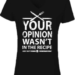 Opinion in the recipe – Női V nyakú póló