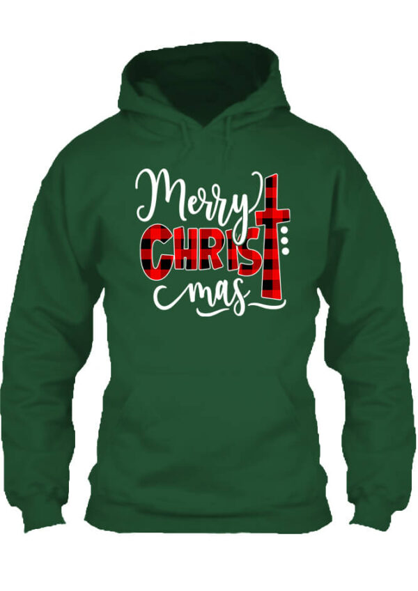 Merry Christ - Unisex kapucnis pulóver