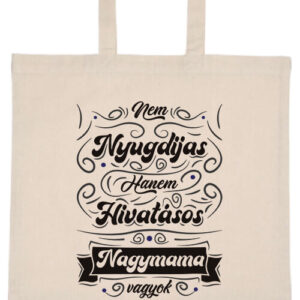 Hivatásos nagymama – hosszú vagy rövid fülű vászontáska