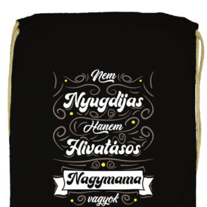 Hivatásos nagymama- Basic tornazsák