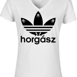 Adidas horgász – Női V nyakú póló