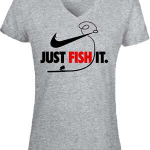 Nike horgász – Női V nyakú póló