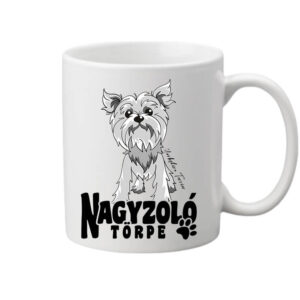 Nagyzoló törpe Yorkshire terrier – Bögre