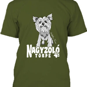 Nagyzoló törpe Yorkshire terrier – Férfi póló