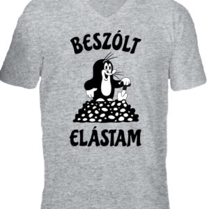 Beszólt elástam – Férfi V nyakú póló