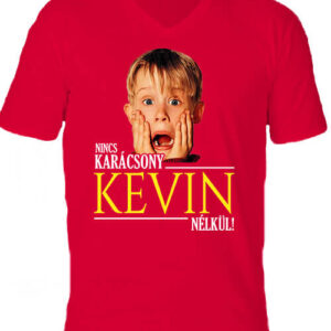 Nincs karácsony Kevin nélkül – Férfi V nyakú póló