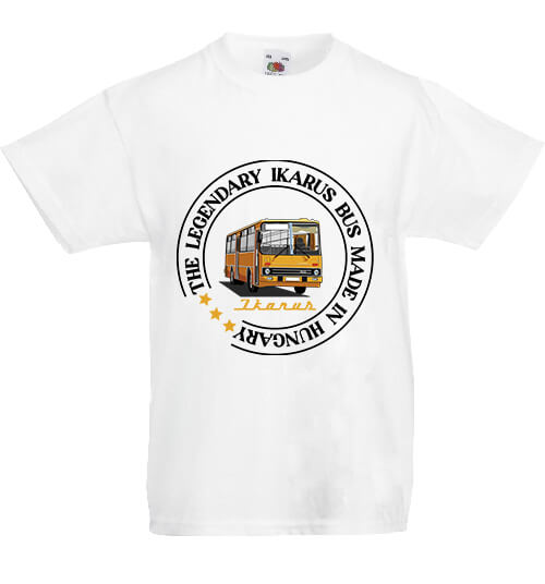 Gyerek póló Ikarus a legenda fehér Ikarus a legenda- Gyerek póló