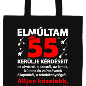 Elmúltam 55- Prémium hosszú fülű táska