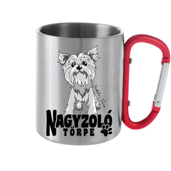 Nagyzoló törpe Yorkshire terrier - Karabineres bögre