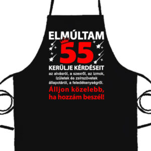 Elmúltam 55- Basic kötény