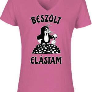 Beszólt elástam – Női V nyakú póló