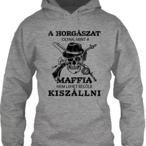 A horgászat mint maffia – Unisex kapucnis pulóver