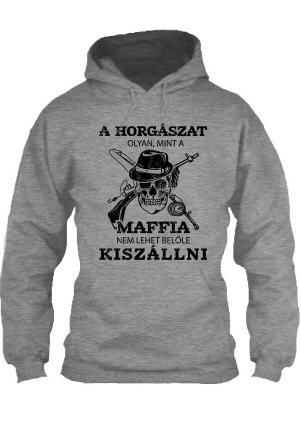 A horgászat mint maffia - Unisex kapucnis pulóver