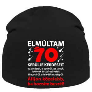 Elmúltam 70 –  Sapka