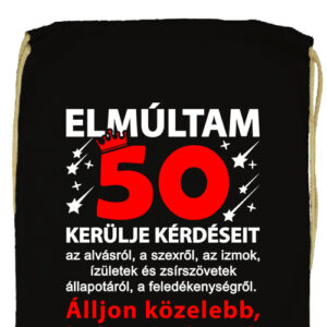 Elmúltam 50- Basic tornazsák