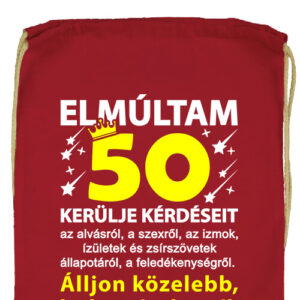 Elmúltam 50- Prémium tornazsák