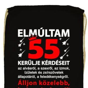 Elmúltam 55- Prémium tornazsák