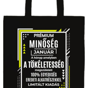 Prémium születésnap január- Prémium hosszú fülű táska