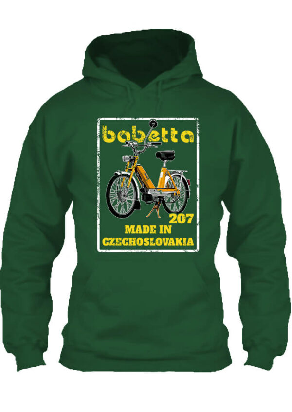 Babetta 207 - Unisex kapucnis pulóver - 4XL, Sötétzöld