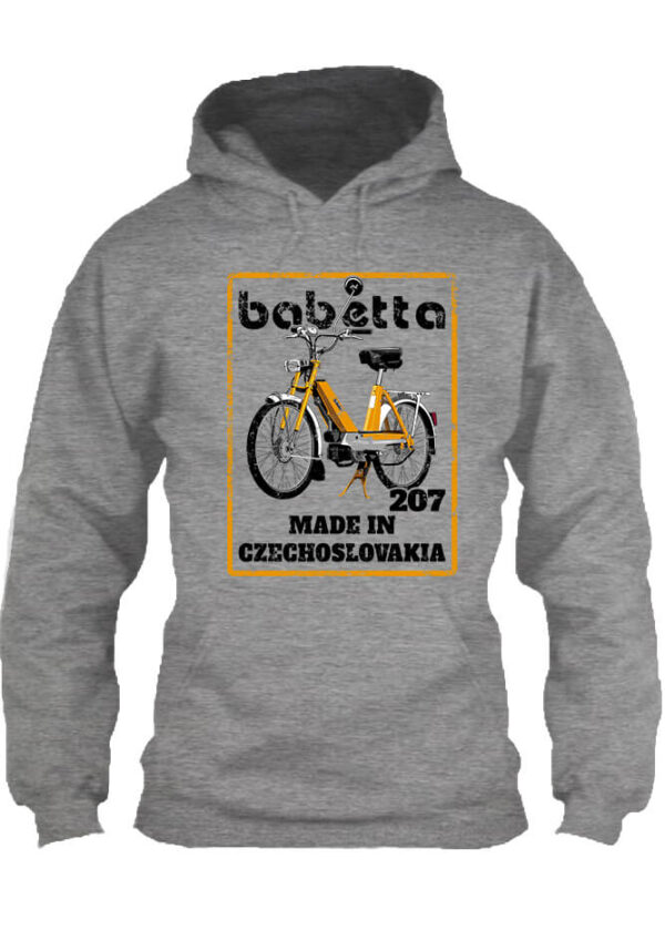 Babetta 207 - Unisex kapucnis pulóver - 4XL, Szürke