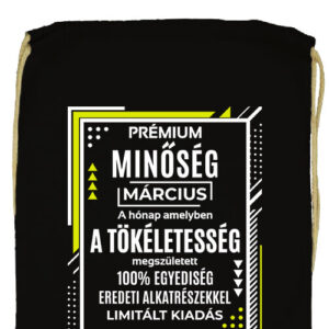 Prémium születésnap március- Basic tornazsák