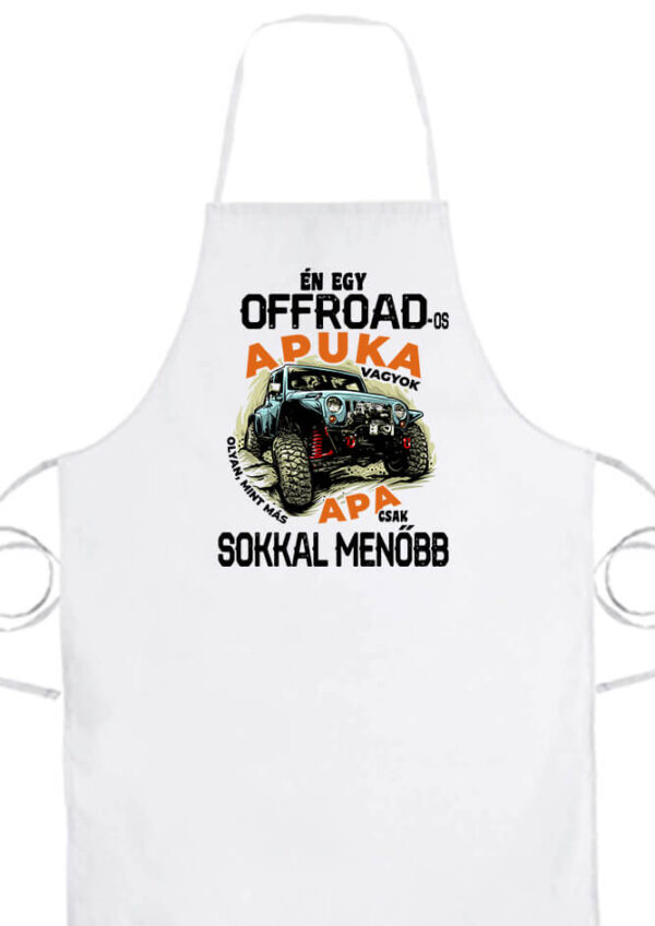 Offroados apuka- Prémium kötény