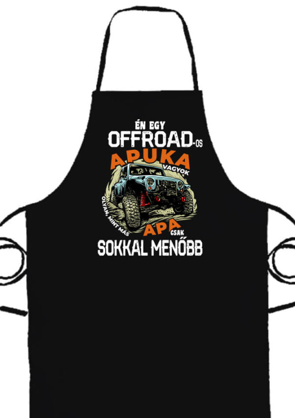 Offroados apuka- Prémium kötény