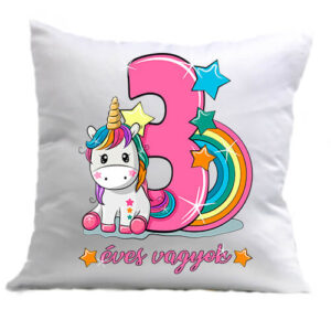 3 éves vagyok születésnap – Párna