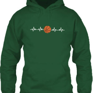 Kosárlabda EKG – Unisex kapucnis pulóver