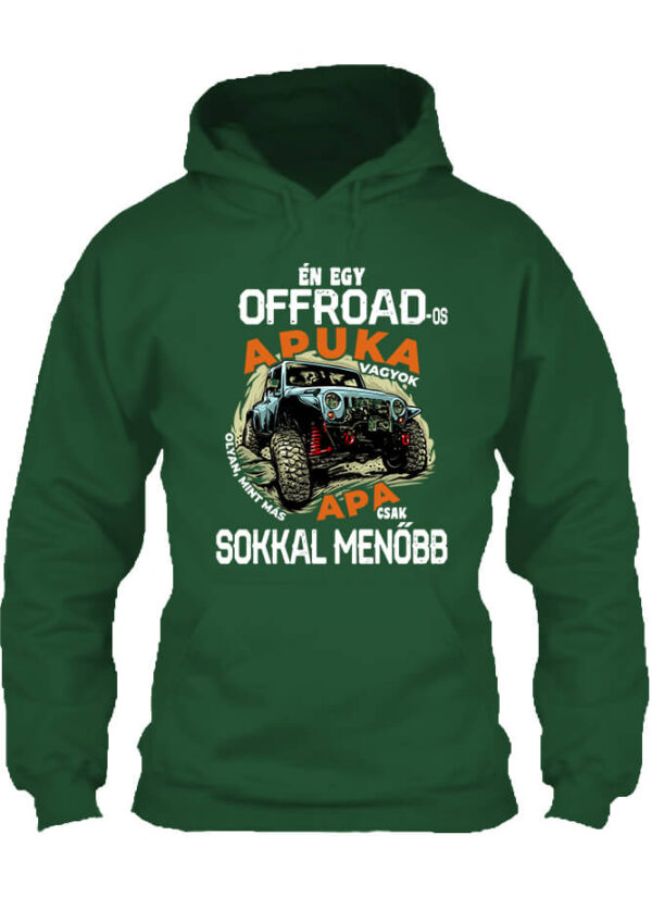 Offroados apuka - Unisex kapucnis pulóver