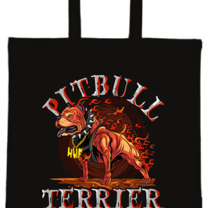 Pitbull terrier – hosszú vagy rövid fülű vászontáska