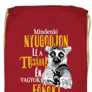 Mindenki nyugodjon le főnök- Prémium tornazsák