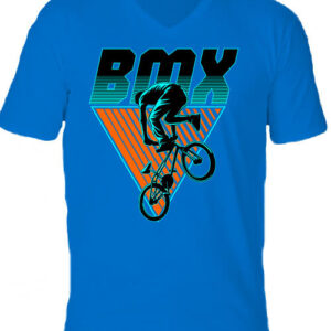 BMX kerékpár – Férfi V nyakú póló