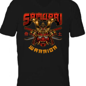Samurai warrior – Férfi V nyakú póló