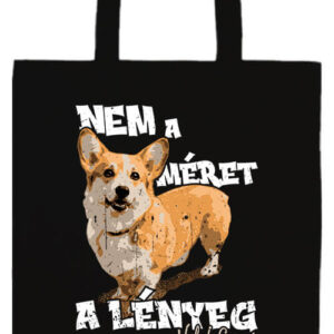 Welsh corgi nem lényeg- Prémium hosszú fülű táska