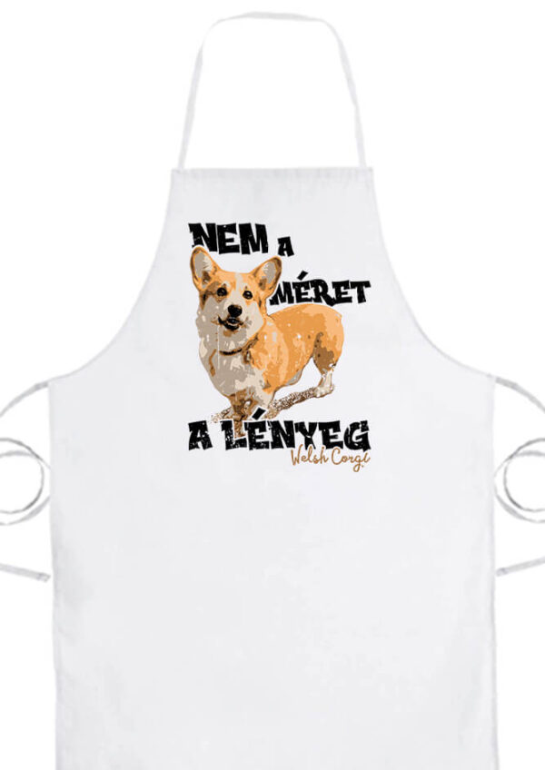 Welsh corgi nem lényeg- Prémium kötény