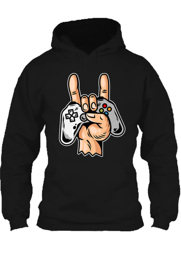 Gamer kontroller - Unisex kapucnis pulóver