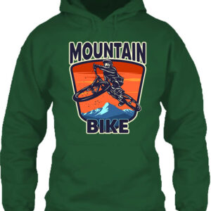 Mountain bike – Unisex kapucnis pulóver