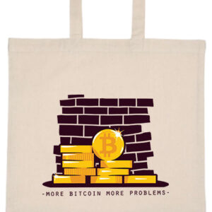 More bitcoin- Basic rövid fülű táska