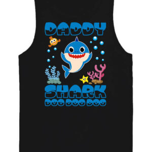 Daddy Shark Doo – Férfi ujjatlan póló