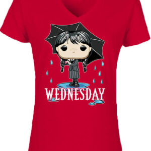 Wednesday – Női V nyakú póló