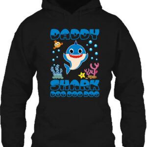 Daddy Shark Doo – Unisex kapucnis pulóver