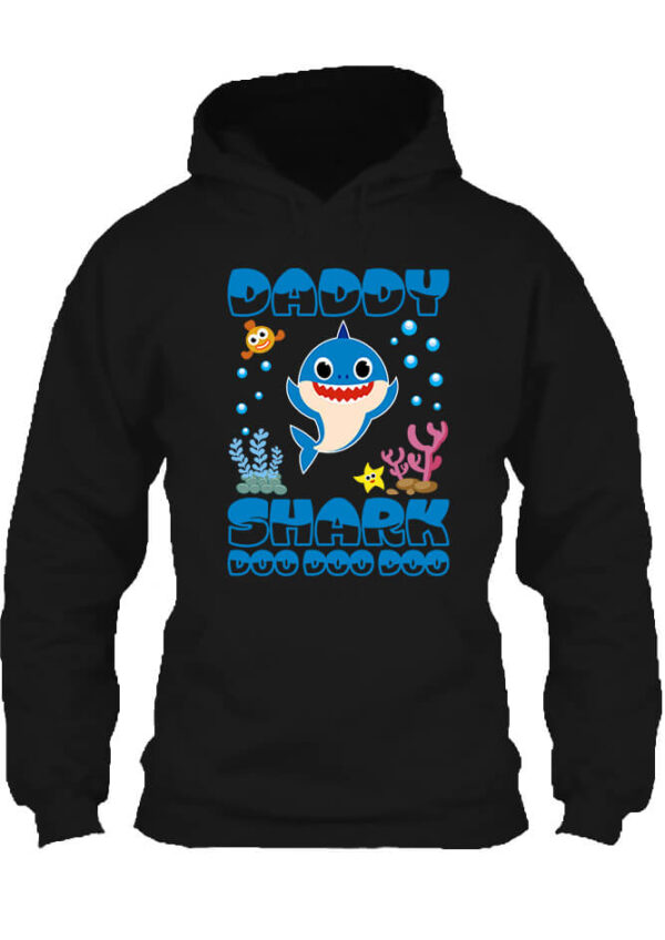 Daddy Shark Doo - Unisex kapucnis pulóver