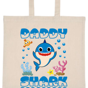 Daddy Shark Doo – hosszú vagy rövid fülű vászontáska