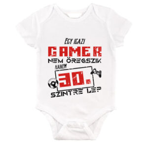 Gamer születésnap megadott életkorral – Baby Body