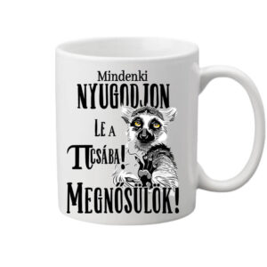 Mindenki nyugodjon le megnősülök – Bögre