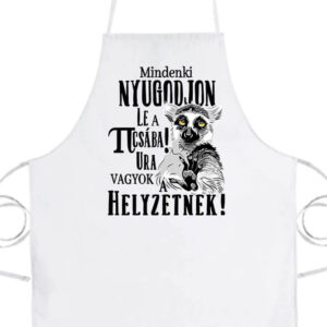 Mindenki nyugodjon le ura vagyok a helyzetnek- Basic kötény