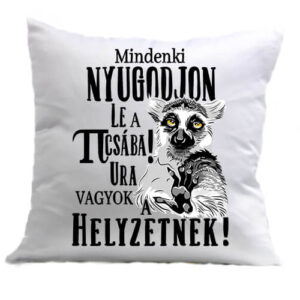 Mindenki nyugodjon le ura vagyok a helyzetnek – Párna