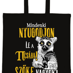 Mindenki nyugodjon le szőke vagyok – hosszú vagy rövid fülű vászontáska
