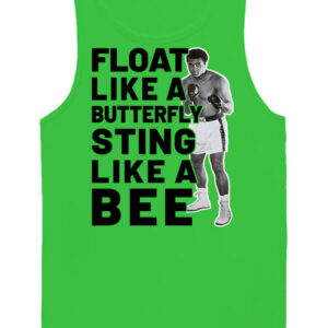 Muhammad Ali Float like a butterfly  – Férfi ujjatlan póló